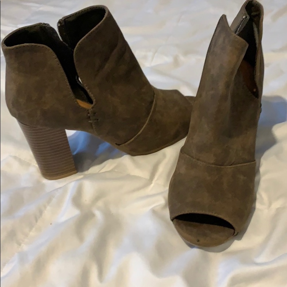 Suede Booties